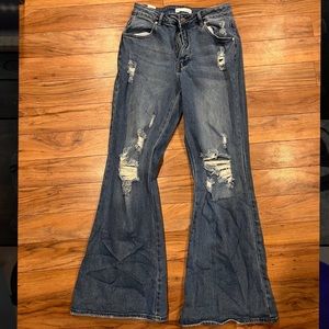 Flared jeans